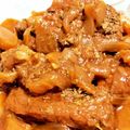 tomo☆kuma's cooksnap of when they made 簡単♪『牛肉のウスターソース煮込み』.