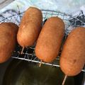 Remtan's cooksnap of when they made ざくざく‼ チーズハットグ‼.