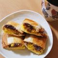 Emally's cooksnap of when they made サツマイモとあんことバターのホットサンド.