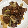 レノンパパ's cooksnap of when they made 牛肉とレタスのオイスターソース炒め.