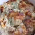♡37♡'s cooksnap of when they made グリンピースとベーコンのポテトグラタン.