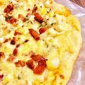 みるく✳︎ここあ's cooksnap of when they made サックリ☆生地うまっ！１時間でピザ.