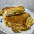 akazクック's cooksnap of when they made 米粉のふわんふわんスフレパンケーキ.