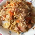 ちゃぎー's cooksnap of when they made 血液サラサラ　超簡単　極上焼きうどん★.