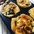qoo73's cooksnap of when they made マフィン型で♪ミニキッシュ.