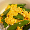さこあ's cooksnap of when they made 絹さや卵炒め.