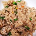 にゃにゃひこ's cooksnap of when they made サバ缶で炊き込み玄米ごはん♪.