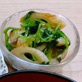 agak's cooksnap of when they made 三つ葉とちくわのわさび醤油和え.
