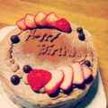 honyooon22's cooksnap of when they made チョコクリームケーキ.