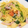 ひぃたんです's cooksnap of when they made こごみ パスタ.