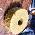 ゆめたの肉球's cooksnap of when they made しっとりふわふわ抹茶シフォンケーキ.