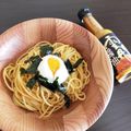 chuxx's cooksnap of when they made 雲丹醤(ひしお)と温玉のパスタ(温＆冷).