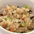 かぴちゃんまん♡'s cooksnap of when they made ひじきと枝豆の炊き込みご飯.