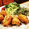 ダッフィーニーうに's cooksnap of when they made *裏ワザ*カリッサクサクッ♬カキフライ.