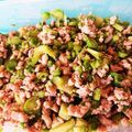 ﾅﾅﾅ's cooksnap of when they made 【山うどレシピ・葉】うど豚塩そぼろ炒め.
