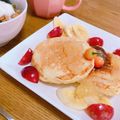 すいーとぽてと★'s cooksnap of when they made フワモチ♡ママの優しいお豆腐パンケーキ♡.