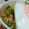 鈴宮蒼's cooksnap of when they made ひき肉と青梗菜のピリ辛丼.
