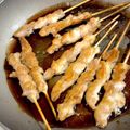 うまpakupaku's cooksnap of when they made 超簡単☆お家で居酒屋♫たれ味の焼き鳥♡.
