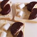 わかポン☆'s cooksnap of when they made 娘が考えたチョコパイトースト.