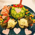 居酒屋李ーさん's cooksnap of when they made 記念日に！ミッキー☆バラ☆ポテトサラダ.