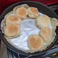 ほっくまんま's cooksnap of when they made フライパンで焼ける♪薄力粉のふわふわパン.
