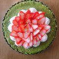 たんぽー's cooksnap of when they made 簡単♡抹茶チーズケーキ♪.