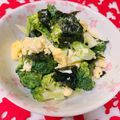 ☆３匹の子ぶた☆'s cooksnap of when they made ブロッコリーと卵の海苔マヨサラダ♪.