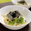 ☆あいちゃん's cooksnap of when they made 豆苗ともやしの海苔サラダ♪.