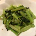 クックWX4IY9☆'s cooksnap of when they made 簡単！江戸菜の塩昆布ナムル.