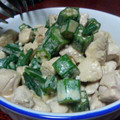 ♡みぃちゃん♡'s cooksnap of when they made ☆簡単☆ササミとオクラの和え物.