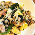 mianmian's cooksnap of when they made ほうれん草としめじの卵炒め.