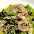 banana277's cooksnap of when they made 簡単★セロリと豚バラ炒め.