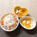 sAix59's cooksnap of when they made 離乳食中期〜みかんのカッテージチーズあえ.