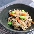 noriko912's cooksnap of when they made 切干大根とひじきの煮物.