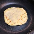 decomaru's cooksnap of when they made 天ぷら粉でチャパティ！カレーのお供に。.