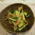 goodwanwan's cooksnap of when they made 中華風ピリ辛たたきキュウリ　＊香味野菜＊.