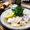 ytomochan's cooksnap of when they made 基本のチキンフォーおいしい蒸し鶏をのせて.