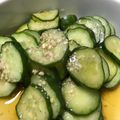 たっちゃんママ。's cooksnap of when they made 節約and時短！きゅうりのごま油和え.