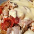 シェフなみく's cooksnap of when they made 鶏モモとトマトのチーズオーブン焼き.