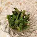 ♡ともりん's cooksnap of when they made ウドの葉っぱの練りゴマ和え.