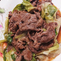 hidehono's cooksnap of when they made しゃき♪レタスと牛肉のオイスター炒め.