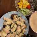 かなろっと's cooksnap of when they made レンジで簡単♡ササミと茄子のチーズ焼き♪.