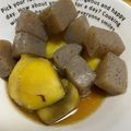 chie1207's cooksnap of when they made さつまいも＆こんにゃくの煮物.