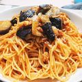HAL５５'s cooksnap of when they made とっても簡単！なすのボロネーゼパスタ.