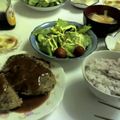 xおちょこx's cooksnap of when they made ジューシーチーズハンバーグ♪.