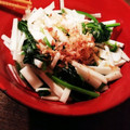 mihok☆'s cooksnap of when they made 大根とほうれん草のナムル.