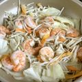 リケジョ's cooksnap of when they made モヤシ×エビ★　塩ガーリック炒め♪.