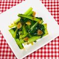 tokotann's cooksnap of when they made 小松菜のピリッと中華炒め.