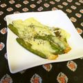 龍青空ママ's cooksnap of when they made さやえんどうのチーズパリッとろ焼き♪.