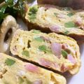 67luna's cooksnap of when they made そら豆とハムの卵焼き✿.